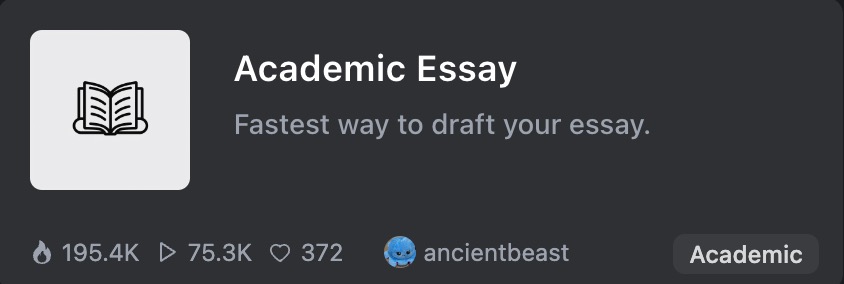 academic essay
