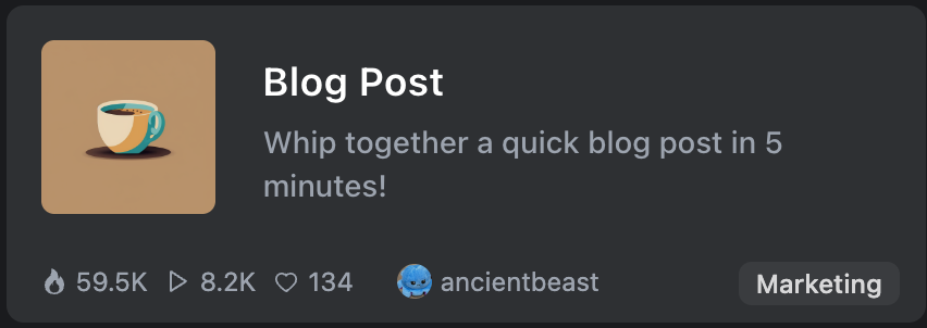 blog post